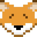 悲しい顔をしているキツネ